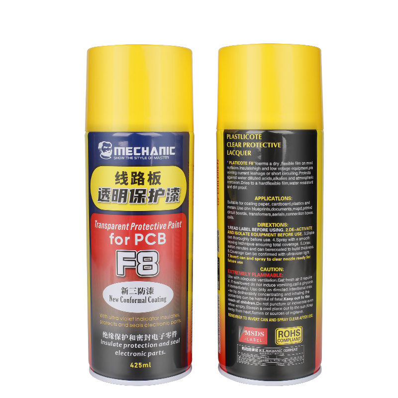 F8 circuit board conformal coating