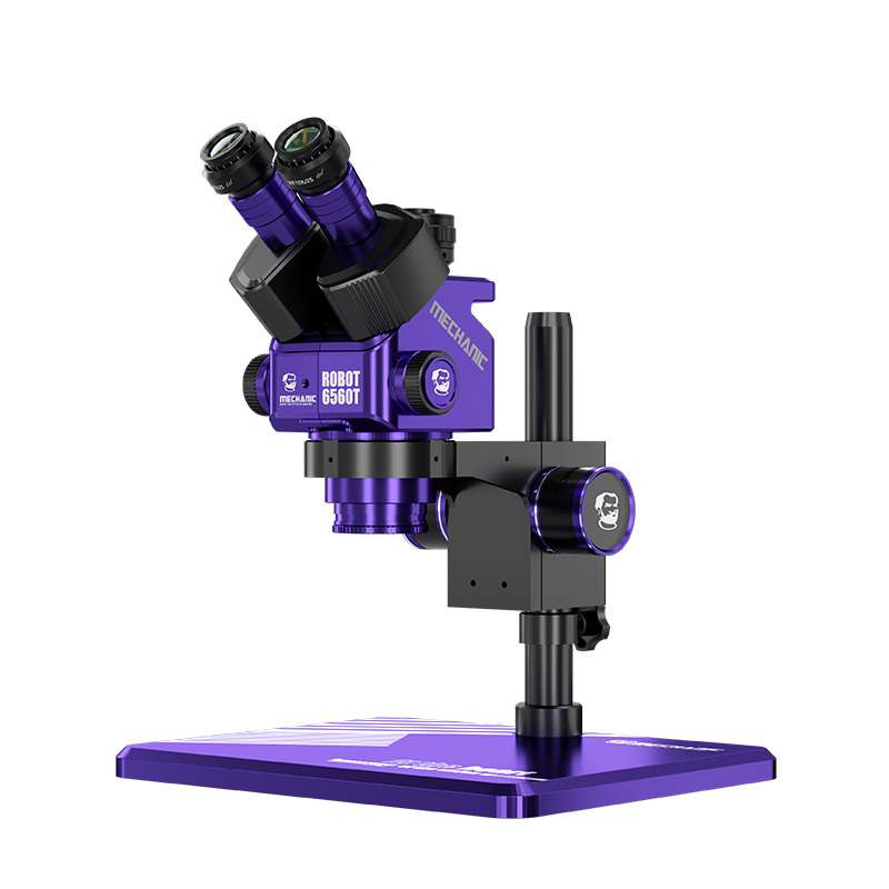 ROBOT 6560T Trinocular Stereo Microscope