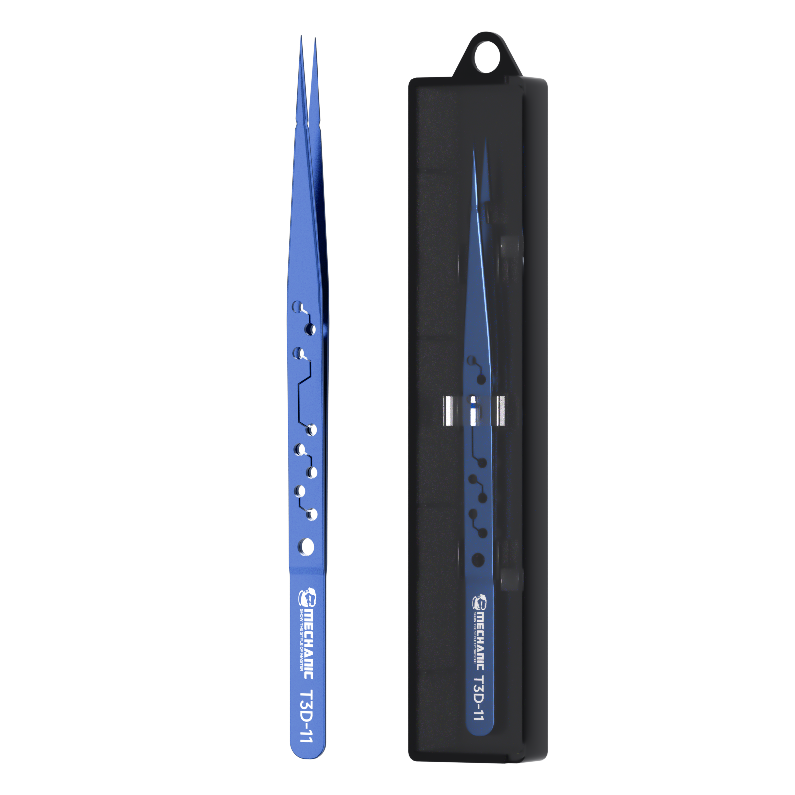 Titanium alloy tweezers Tia-11, Tia-16, T3D-11