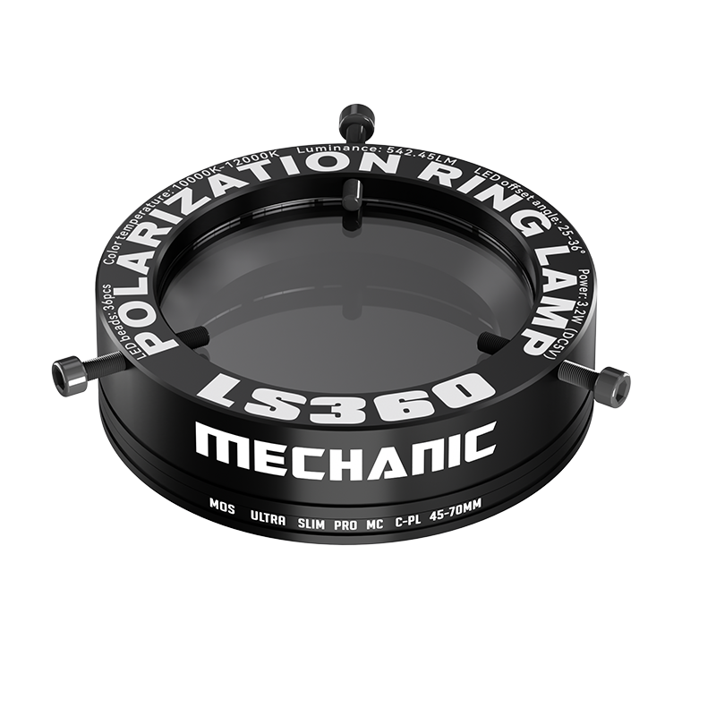 LS360 LS720SE LS720+ Polarizing Ring Light Source