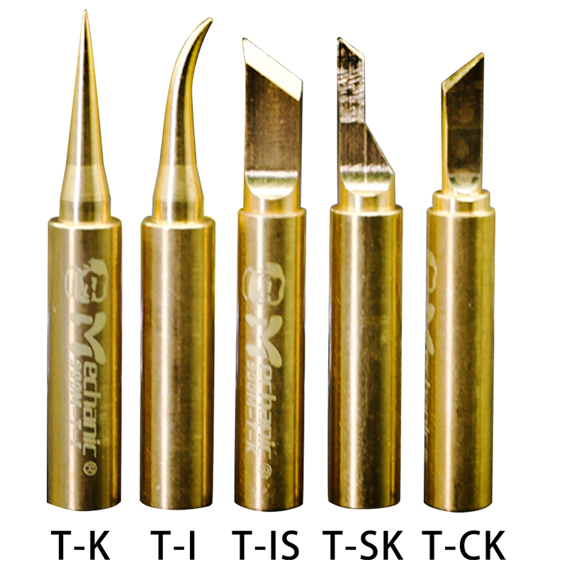 Fine pure copper soldering iron tip