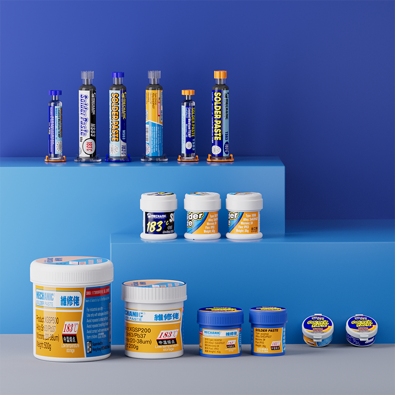 Lead-containing medium-temperature solder paste